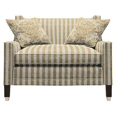 Duresta Grayson Reading Chair, Umber Leg Scirocco Stripe Champagne